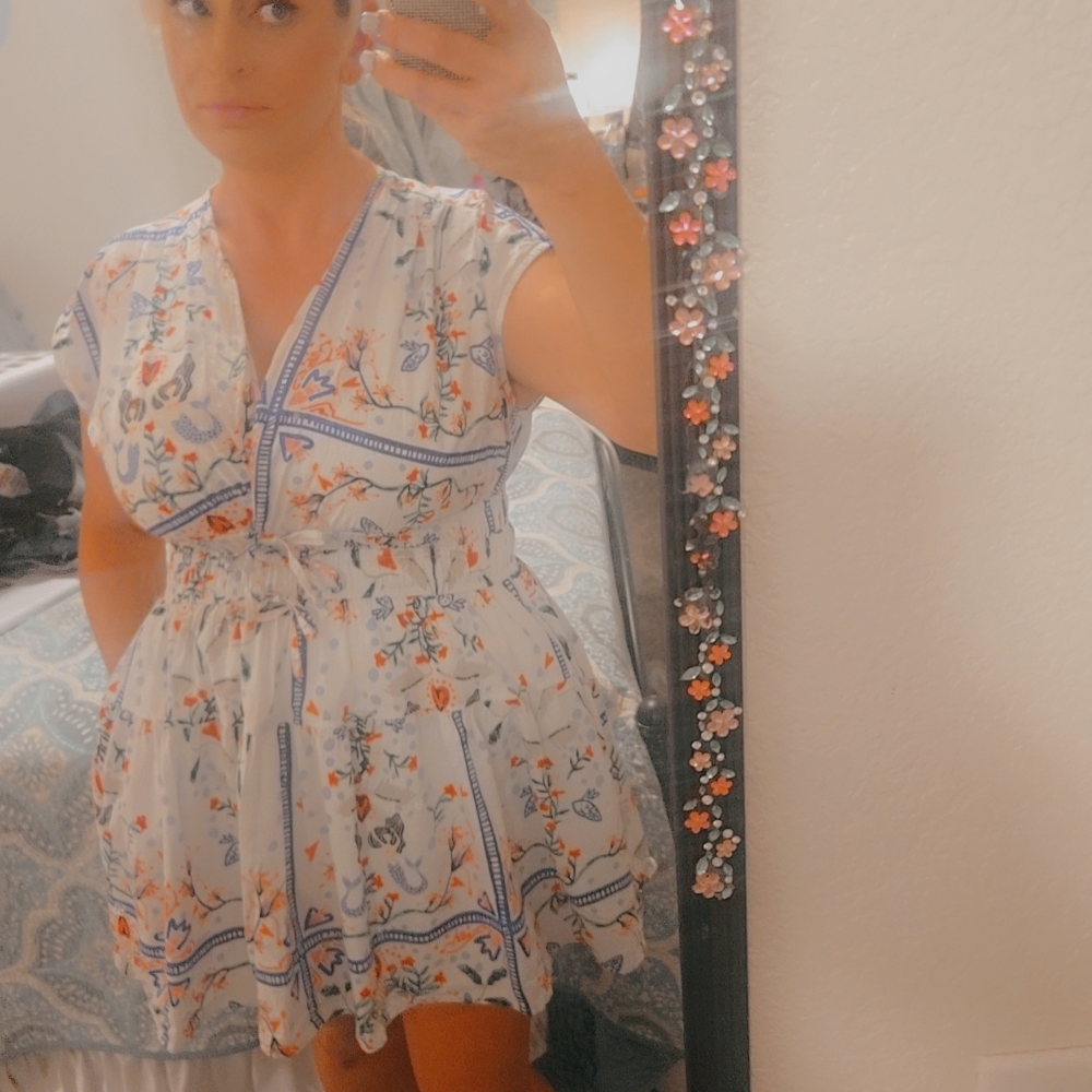Floral Wrap Dress